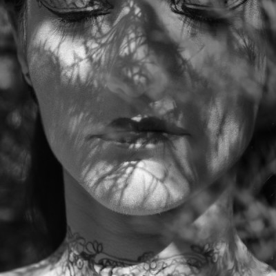 Réalisation d’un body painting pour la chorégraphe et photographe Karine Saporta
